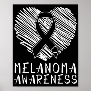 Hautkrebs Melanom Bewusstsein Melanom Poster