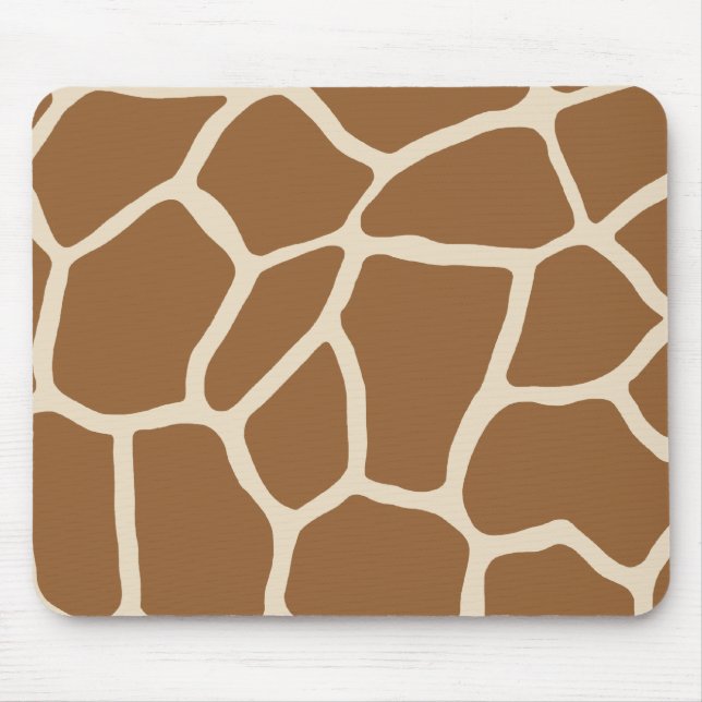 Hautmuster, Farben der Giraffe Mousepad (Vorne)