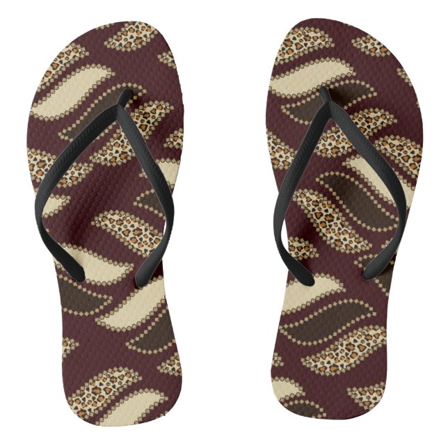 Hautmuster Flip Flops (Fußbett)