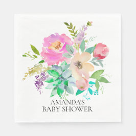 Hautpflege & Blumenduschpapier Napkins Serviette