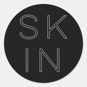 Hautpflege Hautpflege Fachspezialist Runder Aufkleber