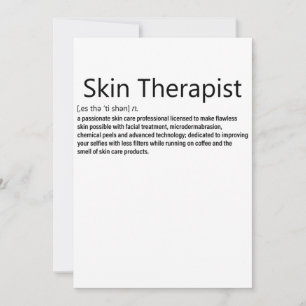 Hauttherapeut Definition Hautpflegeliebhaber Einladung