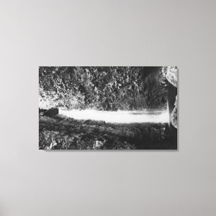 Hauula, HI - Sacred Falls, nähe Cooper Ranch Inn Leinwanddruck