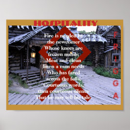 Havamal Hospitality Poster