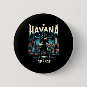 Havana Champion Kuban Boxing Spirit City Button
