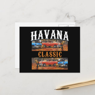 Havana Classic - Kubanische Jahrgangssprache Kunst Postkarte