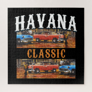 Havana Classic - Kubanische Jahrgangssprache Kunst Puzzle