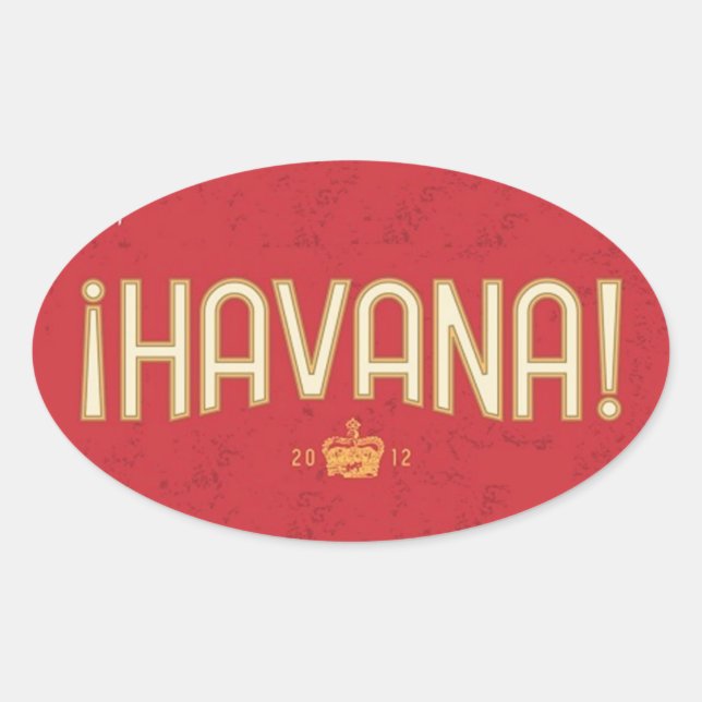 Havana Crown Sticker (Vorderseite)