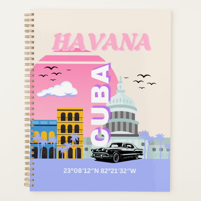 Havana Cuba Art Planer (Vorderseite)