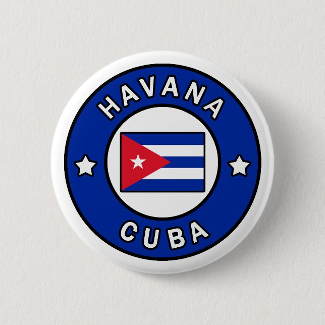 Havana Cuba Button (Vorderseite)