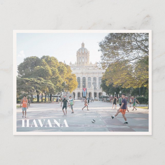 Havana Cuba Capitol Building Street Photography Postkarte (Vorderseite)