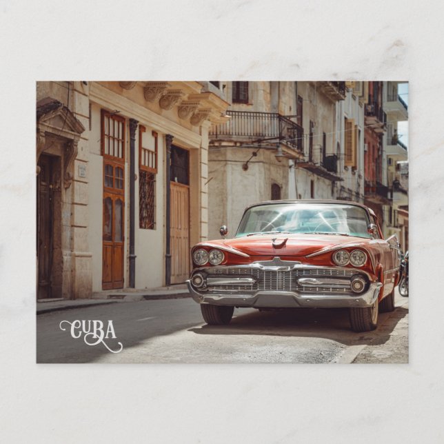Havana CUBA Car Postkarte (Vorderseite)