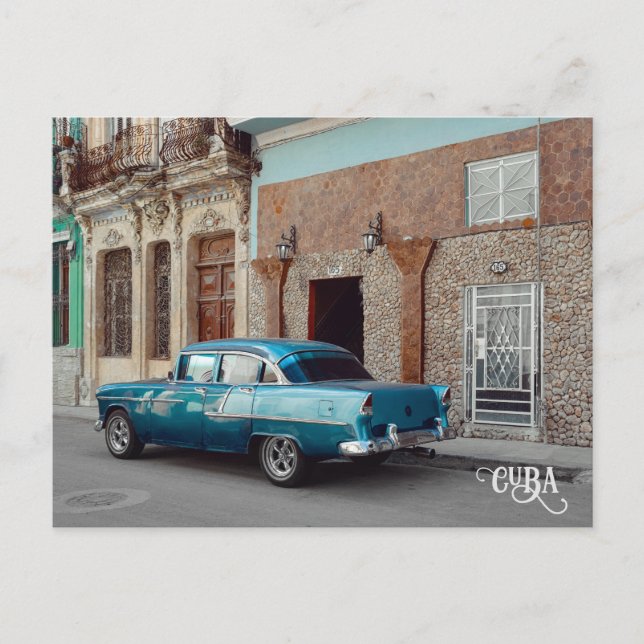 Havana CUBA Car Postkarte (Vorderseite)