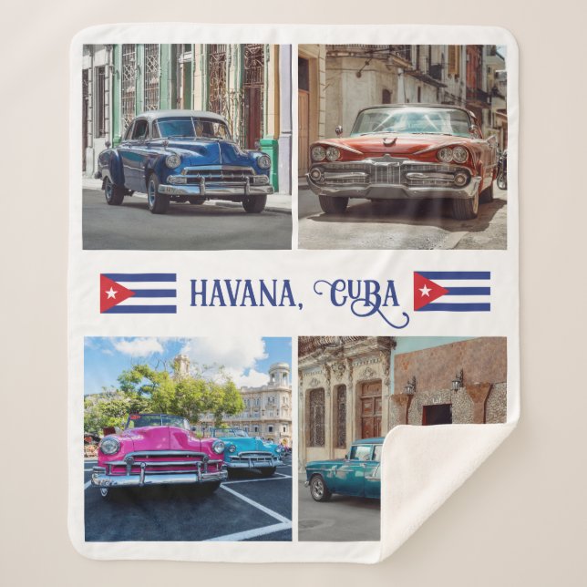 Havana CUBA Cars Sherpadecke (Vorderseite)