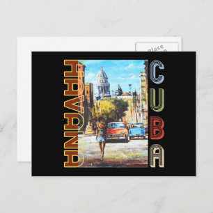 Havana Cuba Fine Art - National Hauptstadt Postkarte