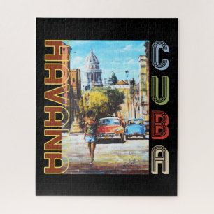 Havana Cuba Fine Art - National Hauptstadt Puzzle