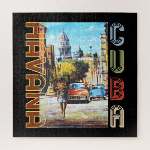 Havana Cuba Fine Art - National Hauptstadt Puzzle