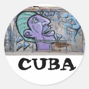 Havana Cuba Graffitti Aufkleber