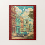 Havana Cuba Illustration Travel Art Vintag Puzzle<br><div class="desc">Havanna Retro Vektor Reise Design. Vom Spaziergang durch die Kopfsteinpflasterstraßen der Alten Havanna bis hin zum Ausflug entlang der Malecón bietet die Stadt eine zeitlose Mischung aus Geschichte,  Kunst und karibischer Energie.</div>