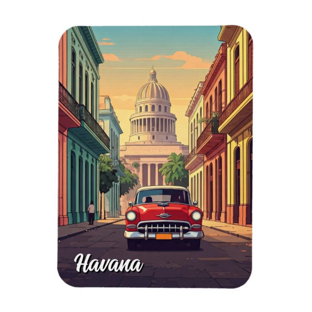 Havana Cuba Magnet (Vertikal)