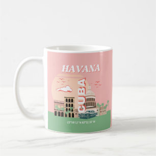 Havana Cuba Retro Vintage Kunst Kaffeetasse