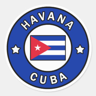 Havana Cuba Runder Aufkleber
