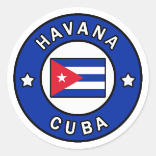 Havana Cuba Runder Aufkleber