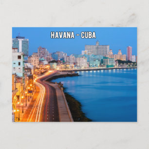 Havana Cuba Travel Postcard Postkarte