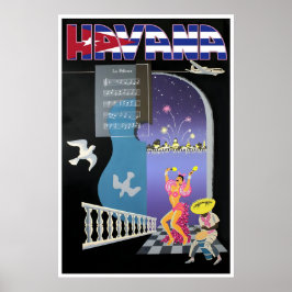 Havana-Druck Kuba-Reiseplakat Kubanische Kunst Poster