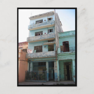 Havana Gebäude grün Postkarte