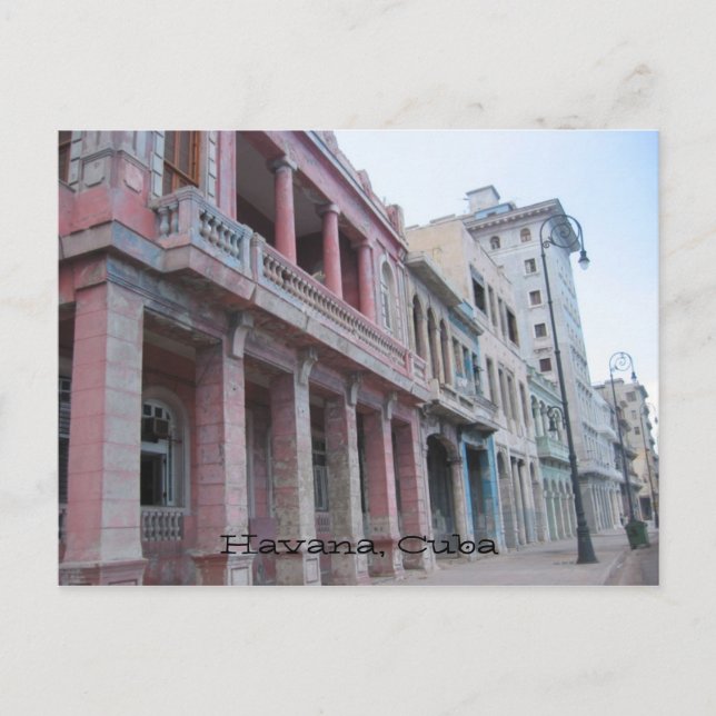 Havana-Gebäude Postkarte (Vorderseite)