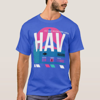 Havana HAV Airport Code Gepäckanhänger T-Shirt