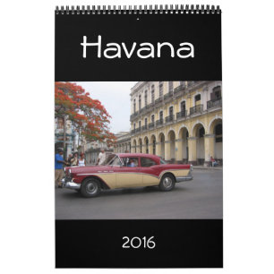 Havana Kuba 2016 Kalender