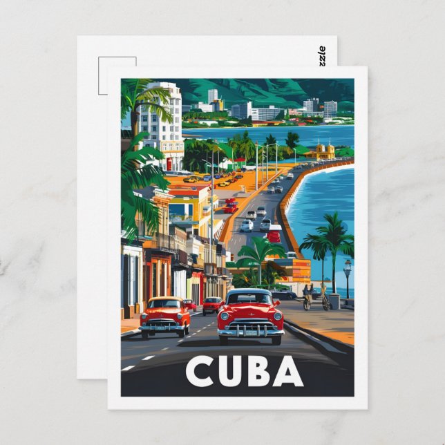 Havana Kuba Berühmter Reiseort Postkarte (Vorne/Hinten)