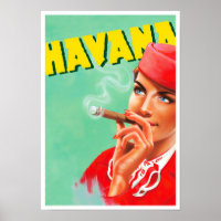 Havana Kuba Reiseplakat
