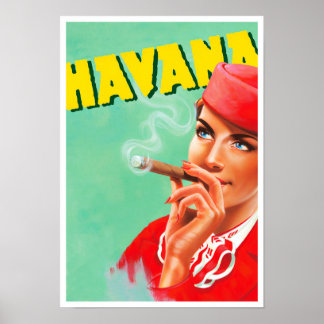 Havana Kuba Reiseplakat Poster