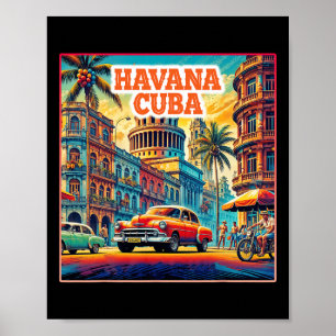 Havana Kuba Shirts Familienreise Tourist Vintage R Poster