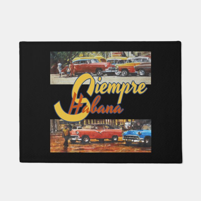 Havana Kuba - Siempre Habana Fußmatte (Vorderseite)