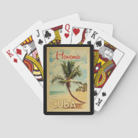 Havana Palm Tree Vintage Travel