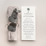 Havana Palm Wedding Menu Card Menükarte<br><div class="desc">Unsere inselchic Hochzeitskarte bietet Vorspeisen, Vorspeisen und Desserts in eleganter Holzkohle-Grau-Schrift, die mit einer Vintag geätzten Palmendarstellung in schwarzem Jägergrün betont wird. Koordiniert mit unserer Hochzeitskollektion in Havanna Palm. Verwenden Sie die Vorlagenfelder, um Menüinformationen hinzuzufügen, und klicken Sie dann auf "Anpassen", um Elemente bei Bedarf neu zu positionieren. Brauchen Sie...</div>