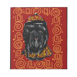 Havana Silk Dog Jahr des Hundes Notizblock