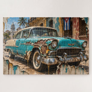 Havana Träume, rostendes Chrom Puzzle