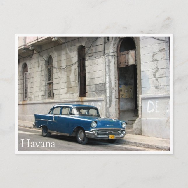 havana Vintag Postkarte (Vorderseite)