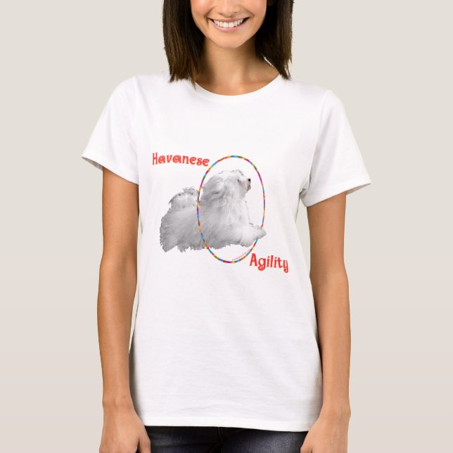 Havanese Agility T-Shirt (Vorderseite)