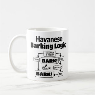 Havanese Barking Logic Kaffeetasse