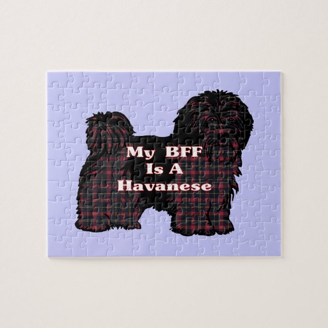 HAVANESE BESTE FREUNDIN PUZZLE (Horizontal)