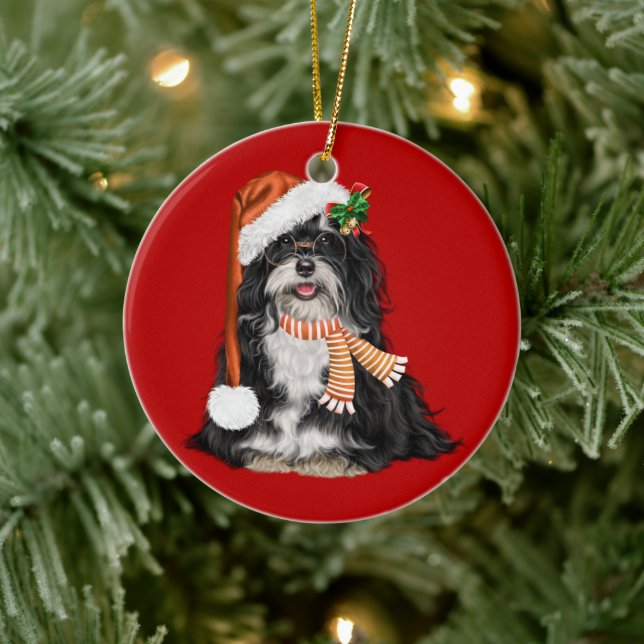 Havanese Deckruden Dog Weihnachtsschmuck (Baum)