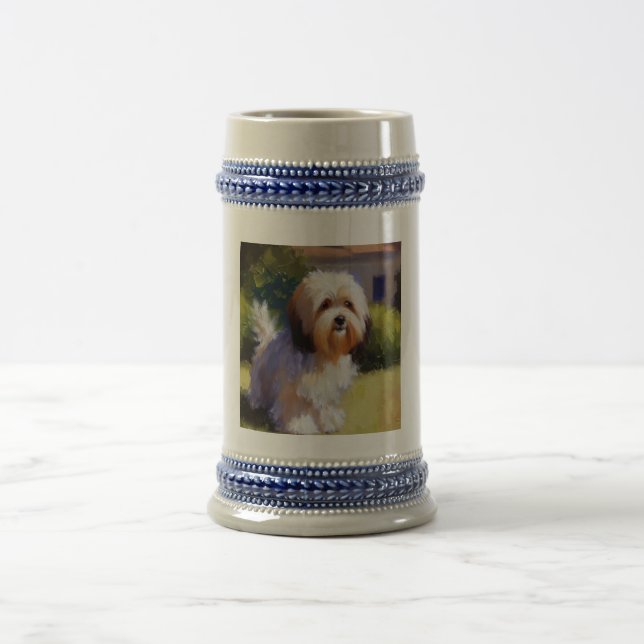 Havanese Dog Bierglas (Mittel)