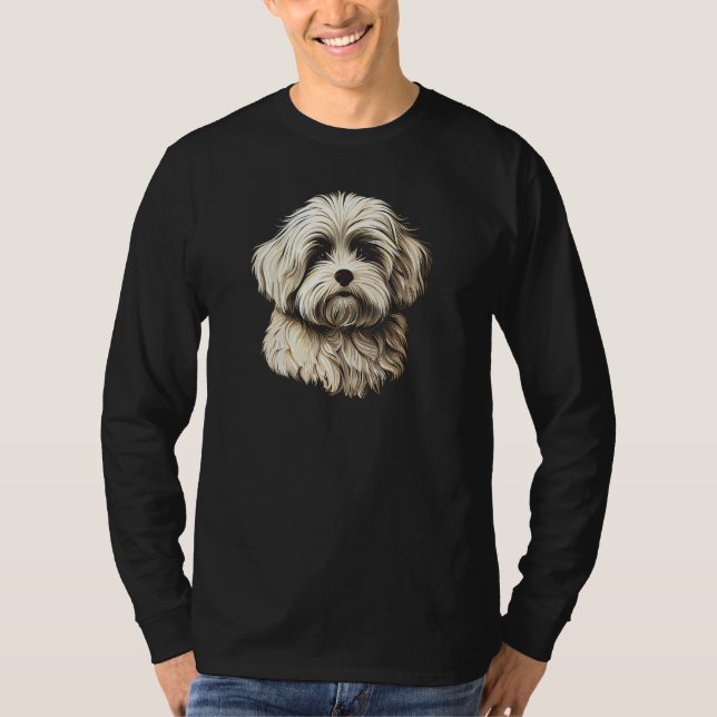 Havanese Dog Bolonka Shih Tzu Lhasa Apso Maltese A T-Shirt (Vorderseite)
