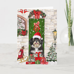 Havanese Dog Christmas Karte